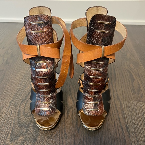 Christian Louboutin python sandals - Picture 2 of 6